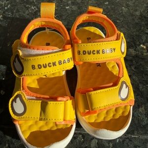 New Yellow and Orange Kids Sandals